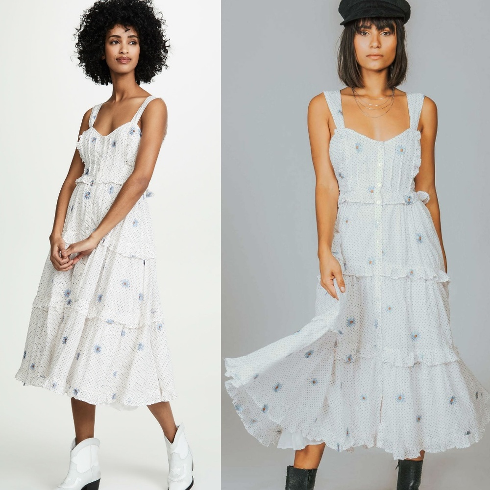 Free People Daisy Chain Midi Dress